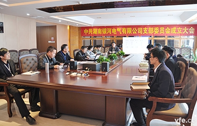 HUNAN YINHE ELECTRIC party branch was formally established