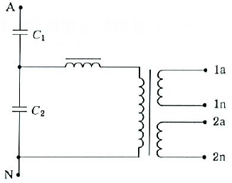 具有两个二次绕组的单相互感器