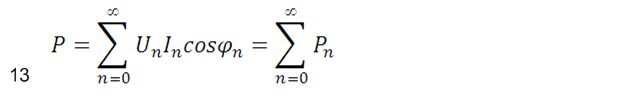 非正弦电路有功功率计算公式